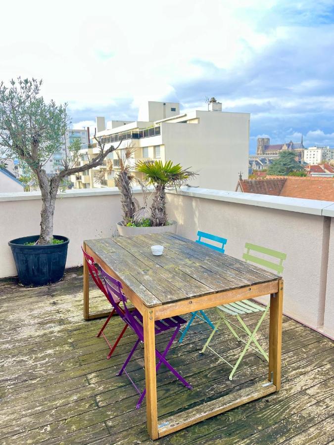 Appartamento Lagrive - Avec Vue Panoramique Reims Esterno foto